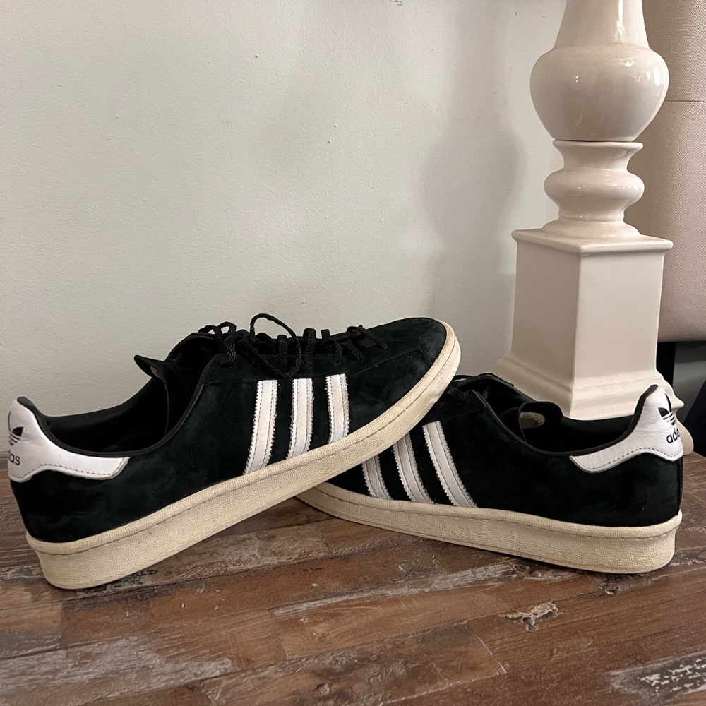 Men’s (size 13) Adidas Campus 80’s low top shoes (suede)